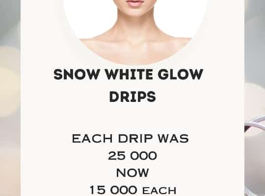 Snow white Glow Drips in Islamabad – Rawalpindi